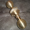 Antique Victorian Beehive brass entrance door handle 